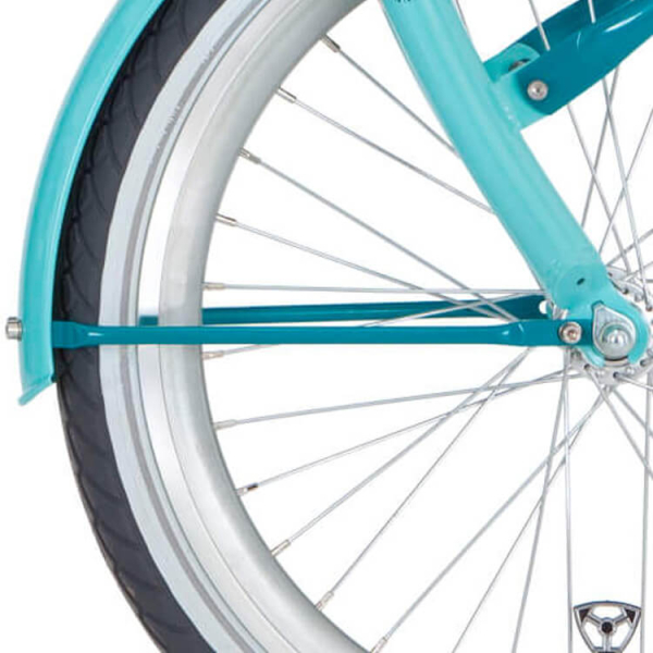 Alpina spatbordstang set 22 Clubb turquoise