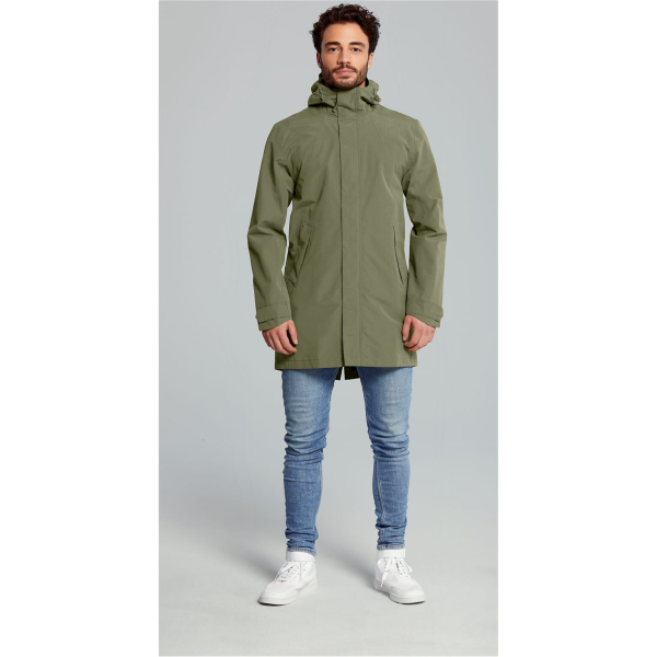 Basil regenparka Mosse heren Olive Green S - Image 3