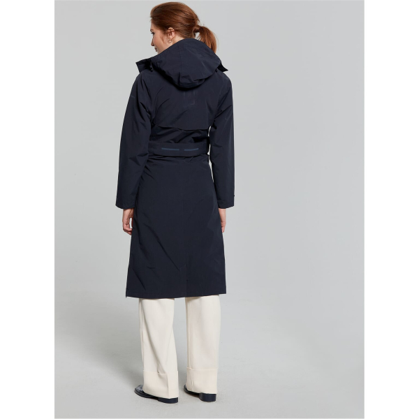 Basil trenchcoat Mosse dames Night Blue XXL - Image 5