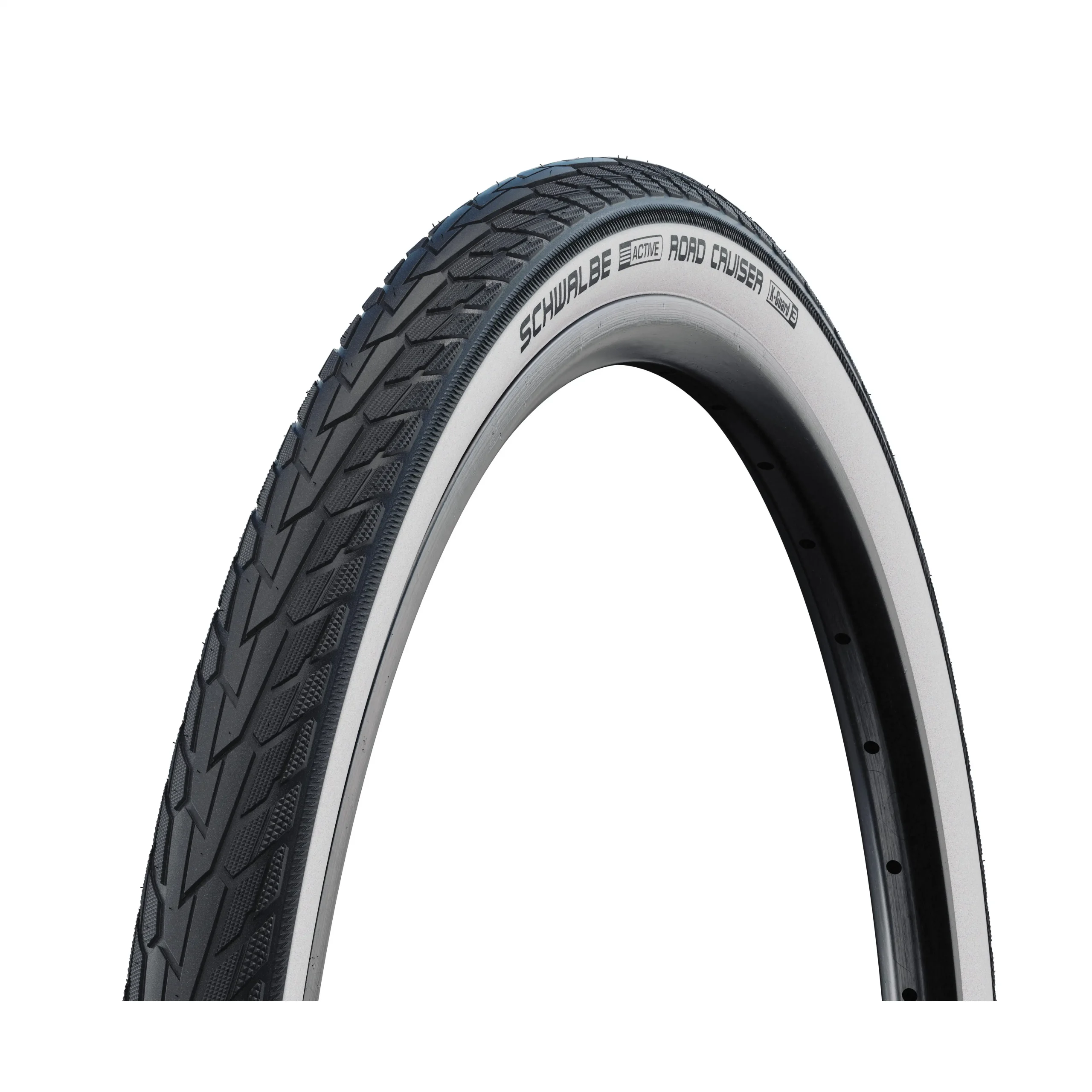 Schwalbe buitenband Road Cruiser 28 x 1.75 zw/wit