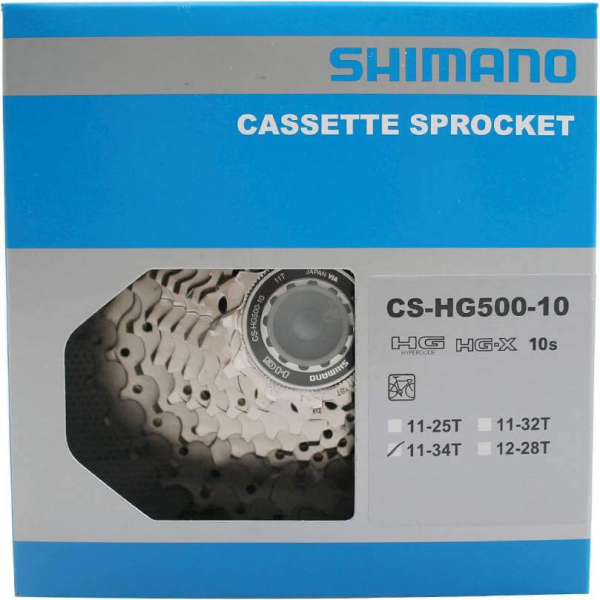 Shimano cassette 10v 11/34 HG500 - Image 2