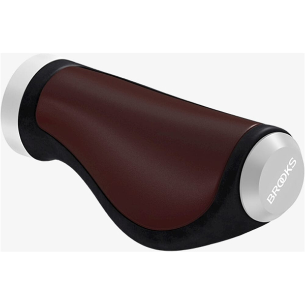 Brooks handvatten Ergonomic Leather grip 100/130mm a. brown - Image 2
