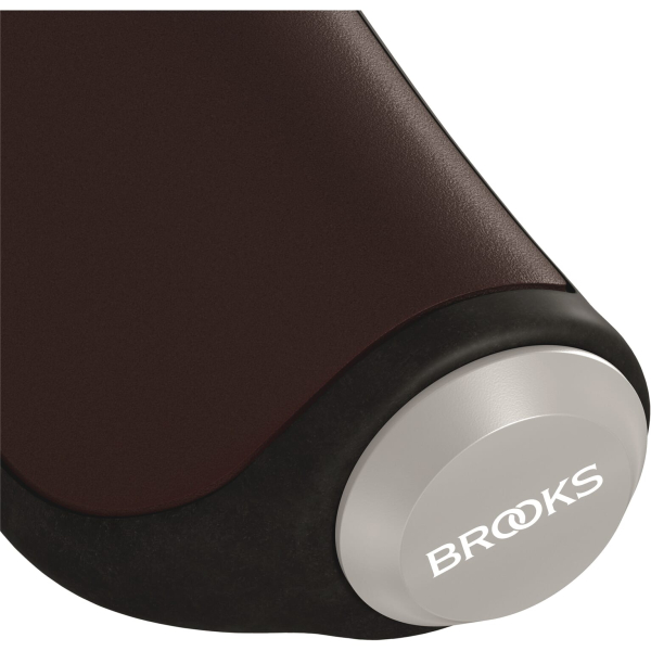 Brooks handvatten Ergonomic Leather grip 100/130mm a. brown - Image 3