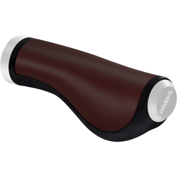 Brooks handvatten Ergonomic Leather grip 130mm a.brown - Image 2