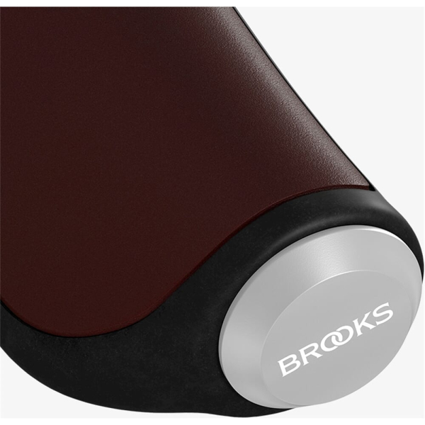 Brooks handvatten Ergonomic Leather grip 130mm a.brown - Image 3