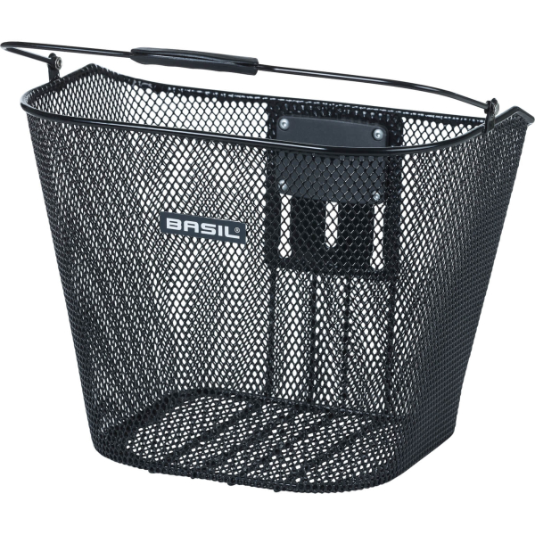 Basil mand Bremen BE + houder 23L zwart 26x35x29cm - Image 2
