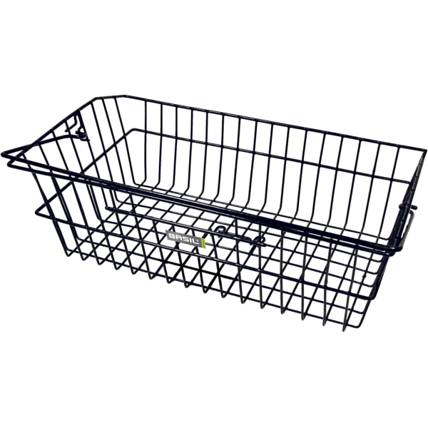 Basil mand Corsica draad 22L zwart 51x31x18cm