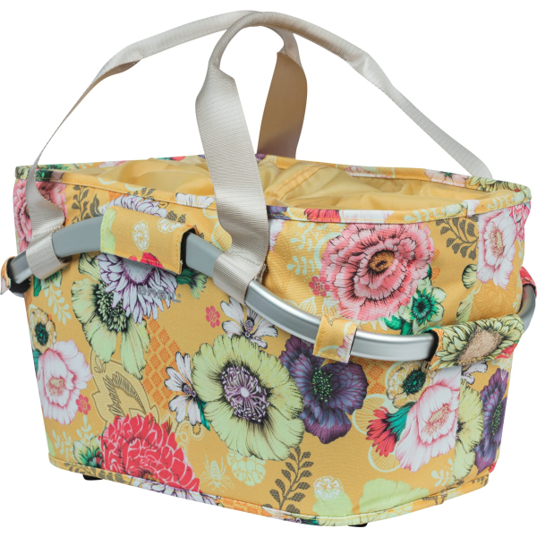 Basil mand rear Bloom Field Carry All MIK 22L yellow