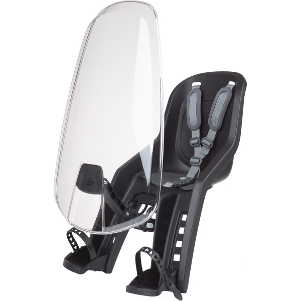 Polisport voorzitje Bubbly plus black/d grey incl windscher