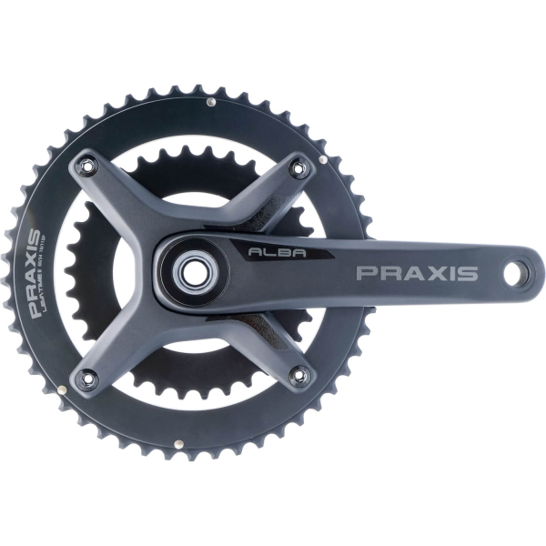 Praxis crankstel Alba M30 DM X-spider 165 52/36T