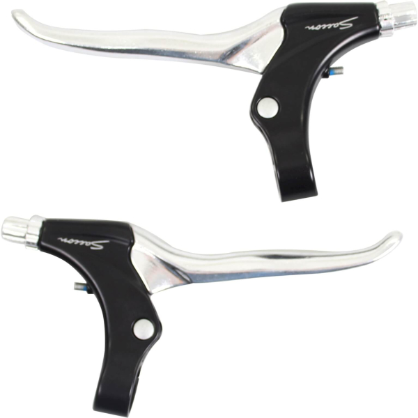 Saccon remgreep set L13 Nexus rollerbrake zwart/zilver