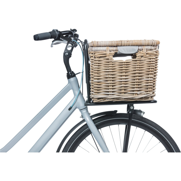 Basil mand riet Denton L 46L + deksel grey 49x35x30cm - Image 5