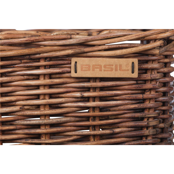 Basil mand riet Dorset M 19L brown 39x27x21cm - Image 4