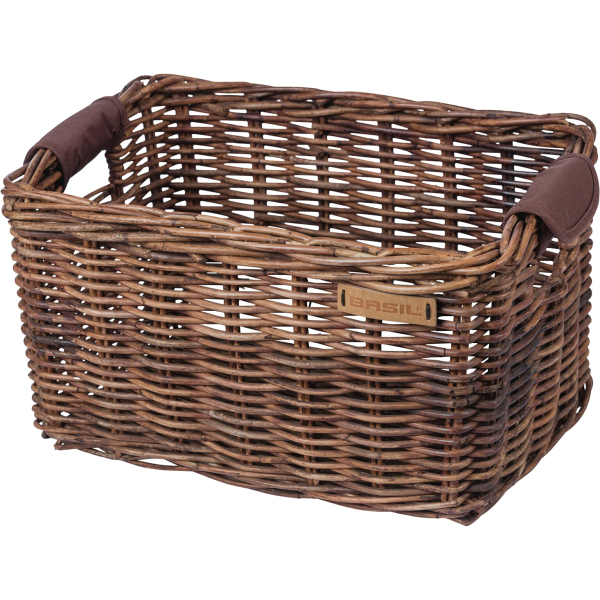Basil mand riet Dorset M 19L brown 39x27x21cm