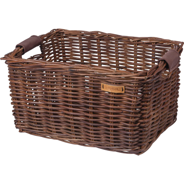 Basil mand riet Dorset L 47L brown 48x37x27cm