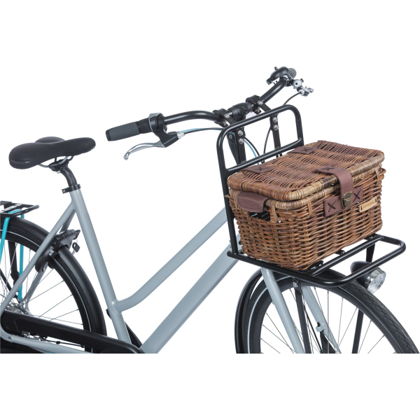 Basil mand riet Denton S 19L + deksel brown 35x24x20cm - Image 6