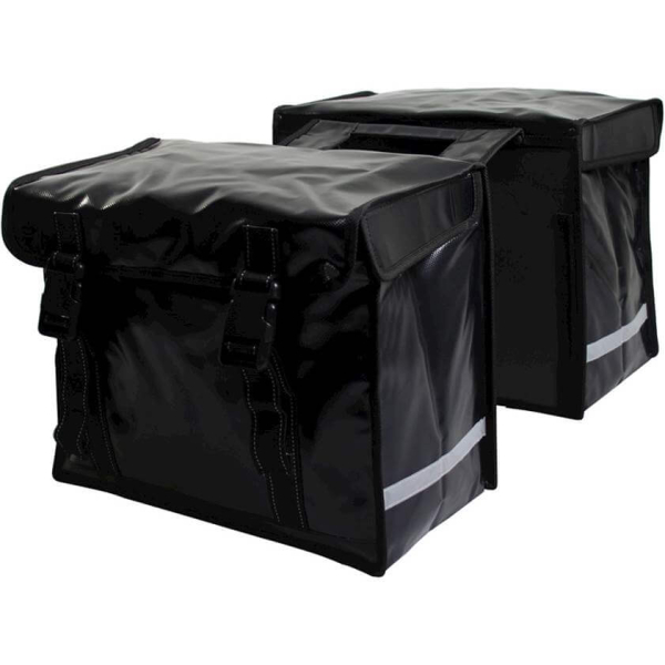 New Looxs fietstas dubbel 31 bisonyl zwart 66L