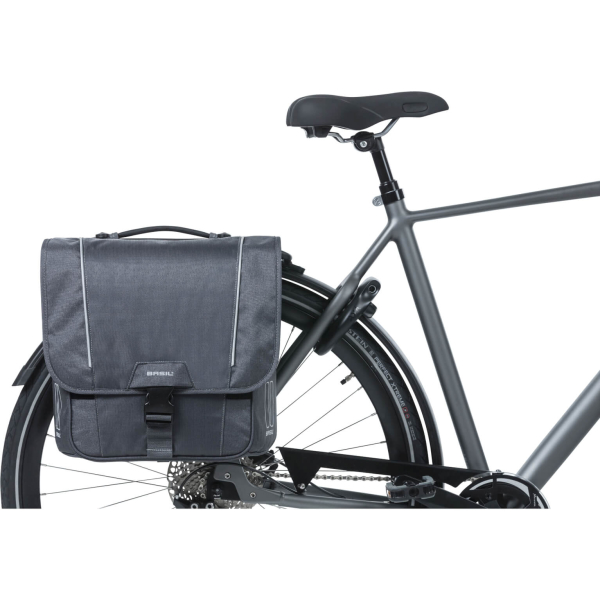 Basil fietstas dubbel Sport Design graphite MIK 32L - Image 7