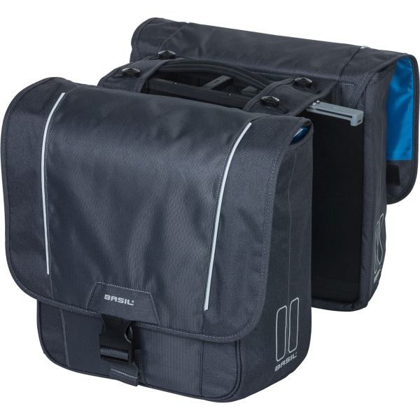 Basil fietstas dubbel Sport Design graphite MIK 32L