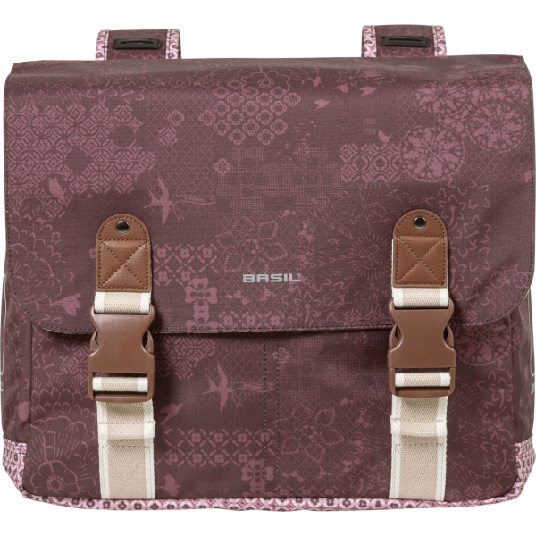 Basil fietstas dubbel Boheme fig red 35L - Image 2