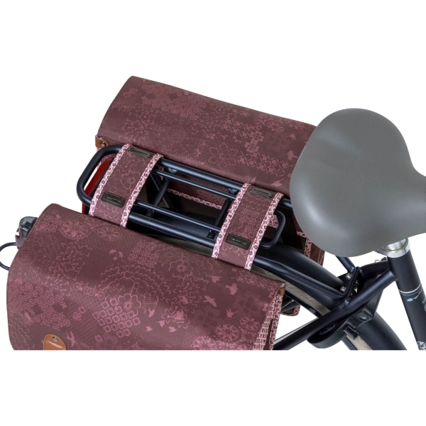 Basil fietstas dubbel Boheme fig red 35L - Image 6