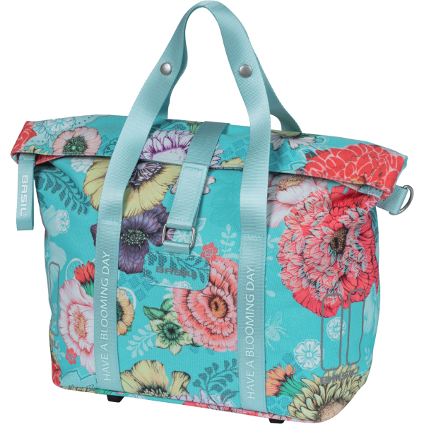 Basil fietshandtas Bloom Field blue MIK - KF - Hook 8-11L - Image 6