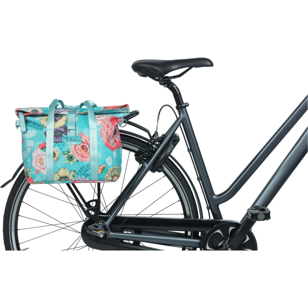 Basil fietshandtas Bloom Field blue MIK - KF - Hook 8-11L - Image 9