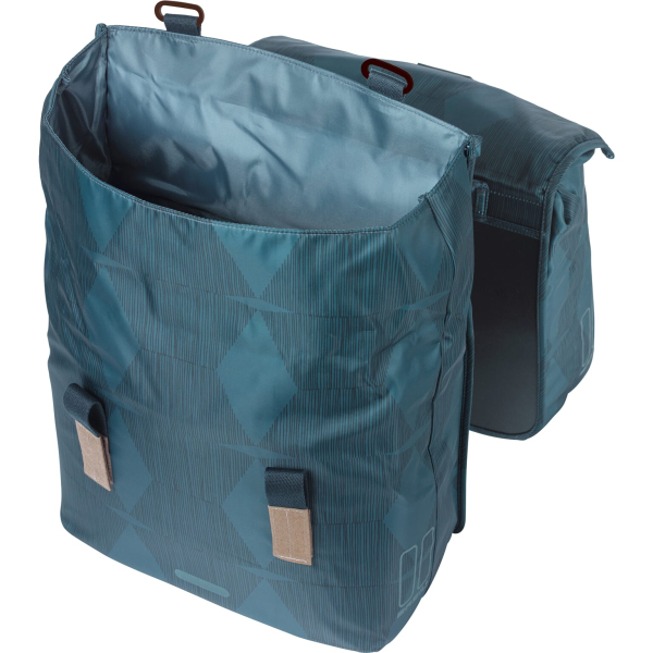 Basil fietstas dubbel Elegance estate blue MIK 40-49L - Image 4