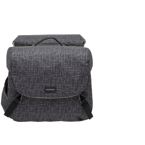 New Looxs fietstas dubbel Mondi Joy Ivy black MIK 38L - Image 2