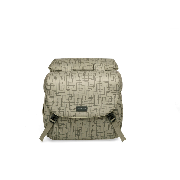 New Looxs fietstas dubbel Mondi Joy Ivy walnut 38L - Image 2