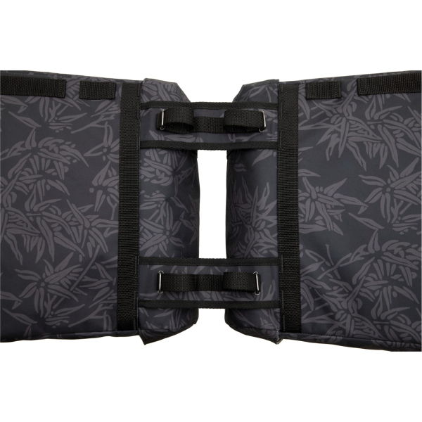 New Looxs fietstas dubbel Alba bamboo black 42L - Image 3