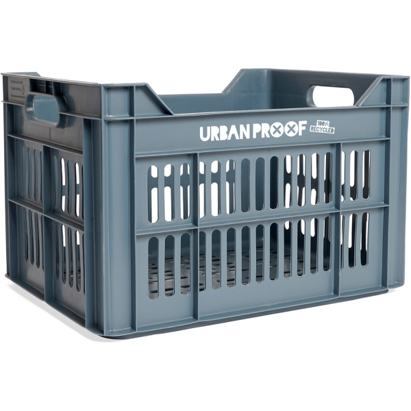 Urban Proof fietskrat 30L faded blue recycled 40x30x25cm