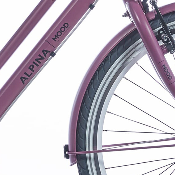 Alpina spatbord set 26 Mood dark mauve matt