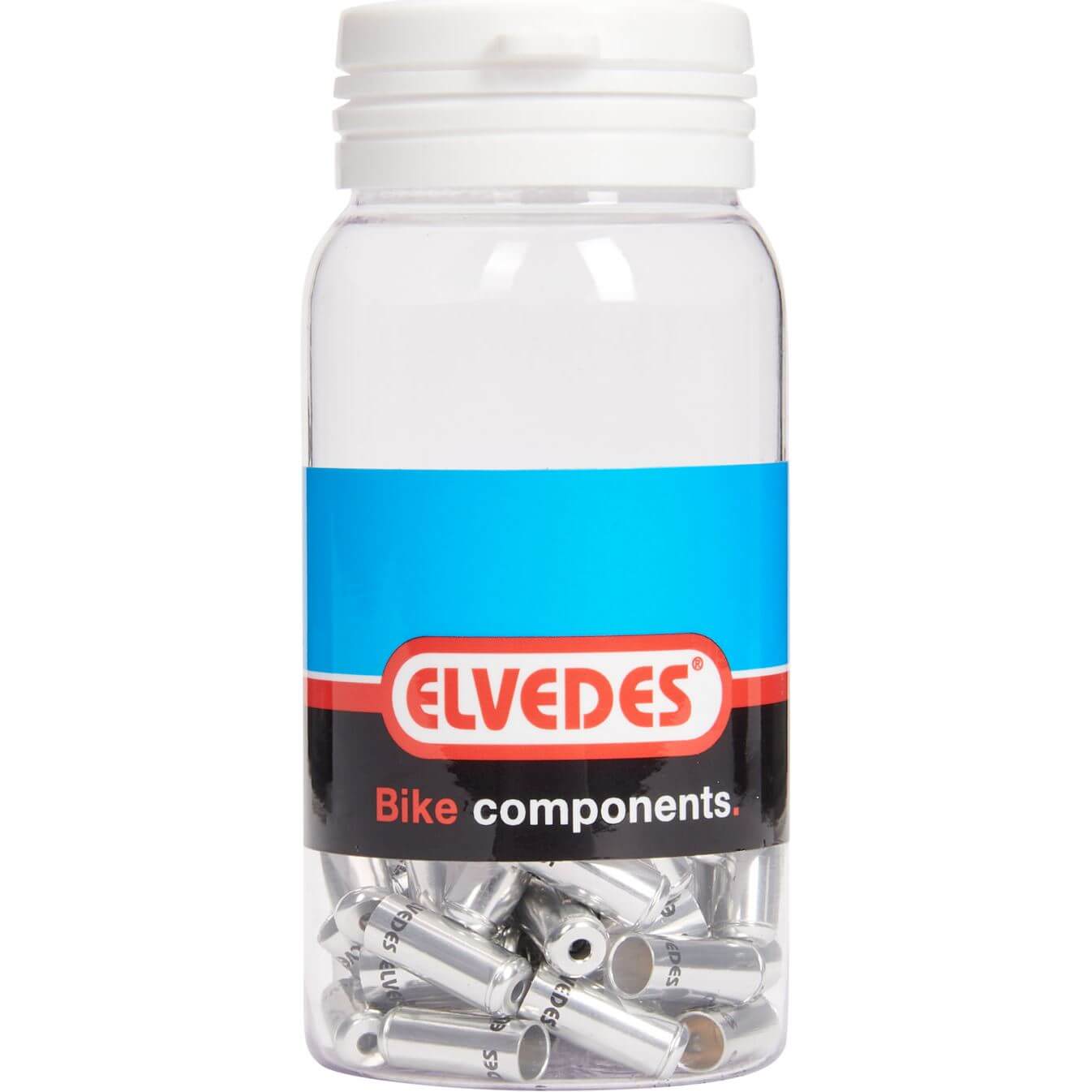 Elvedes gesealede ferrules 5,0mm zilver (50)