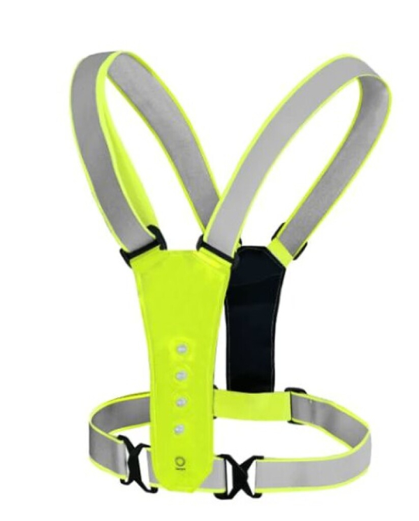 Ikzi reflectie sport veiligheidsvest Aryan met Led