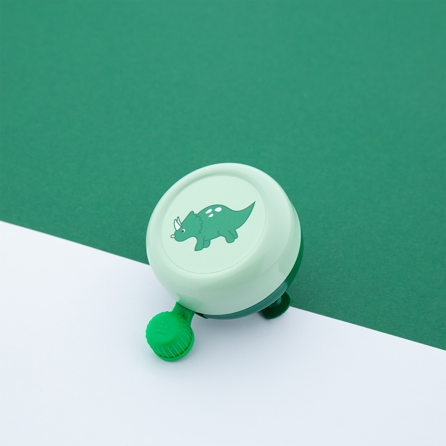 Widek bel Explorer Spiky Dino groen op kaart