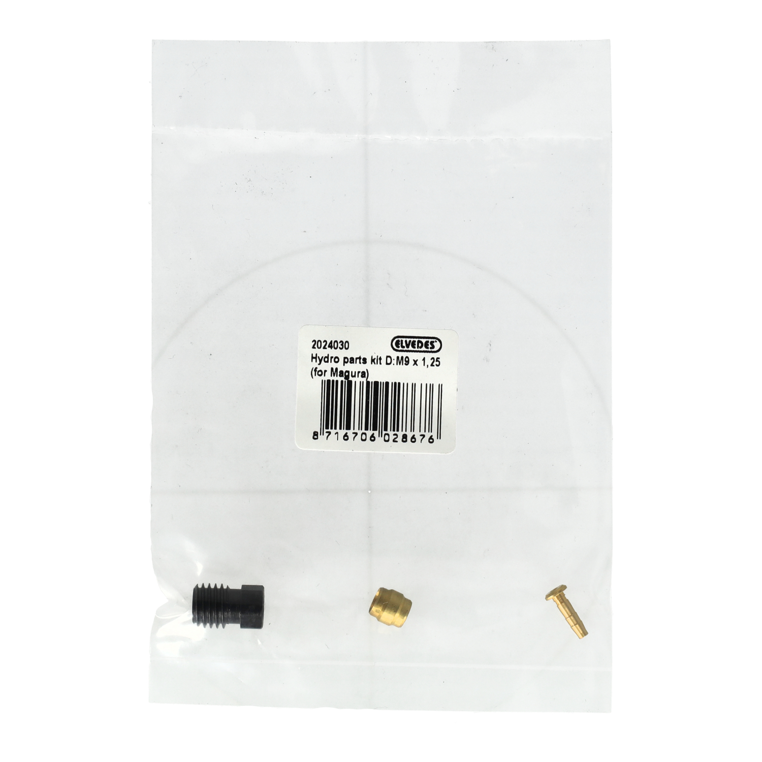 Elvedes hydro onderdelen kit D: M9x1,25 (voor Magura)