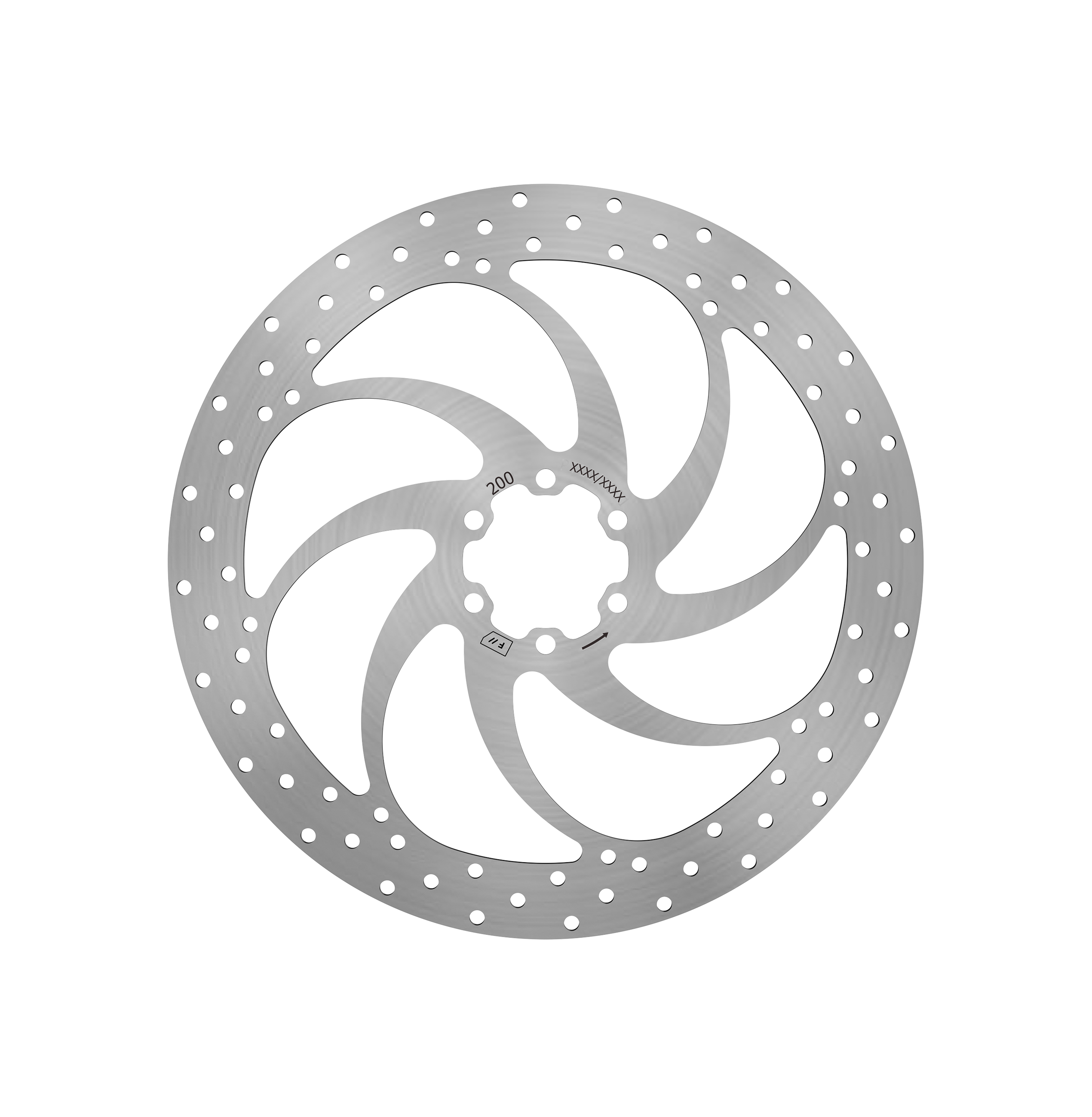 Fahrwerker remschijf D200-6L