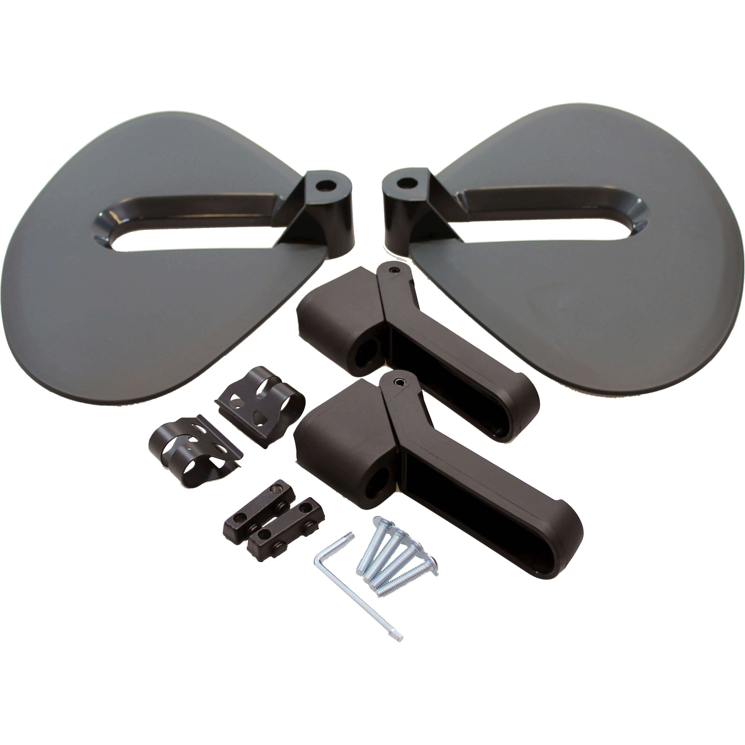 Polisport voetrusten met beschermplaat Junior zwart